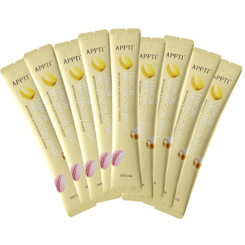 Set of 10 APPTIT Leggo Mushroom Masks, beneficial for moisturizing and skin care, each pack contains 11g.