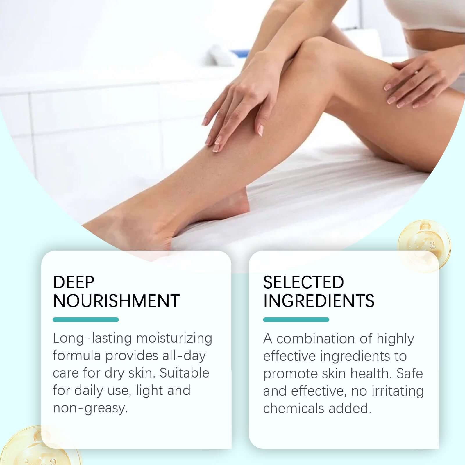 Deep nourishing neck cream with light texture; promotes hydration for dry skin with selected ingredients.