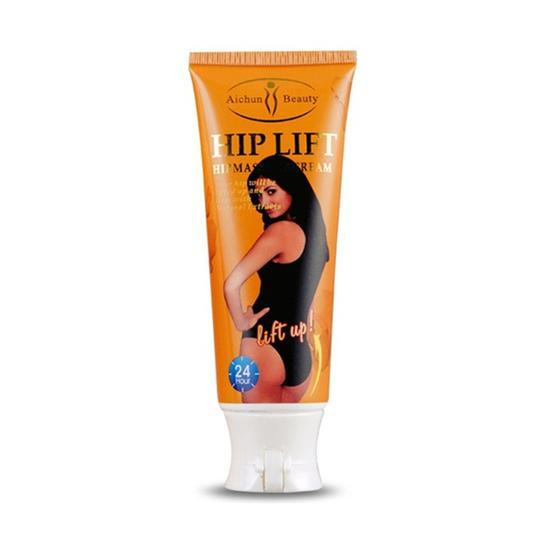 Butt enhancement cream tube for hip lift, promoting natural fat activation and skin tightening.