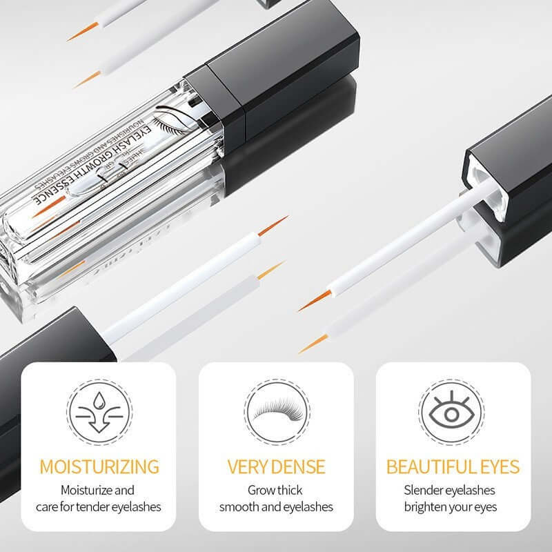 Eyelash nourishing liquid for thick, smooth, and healthy eyelashes; promotes moisture and enhances natural beauty.