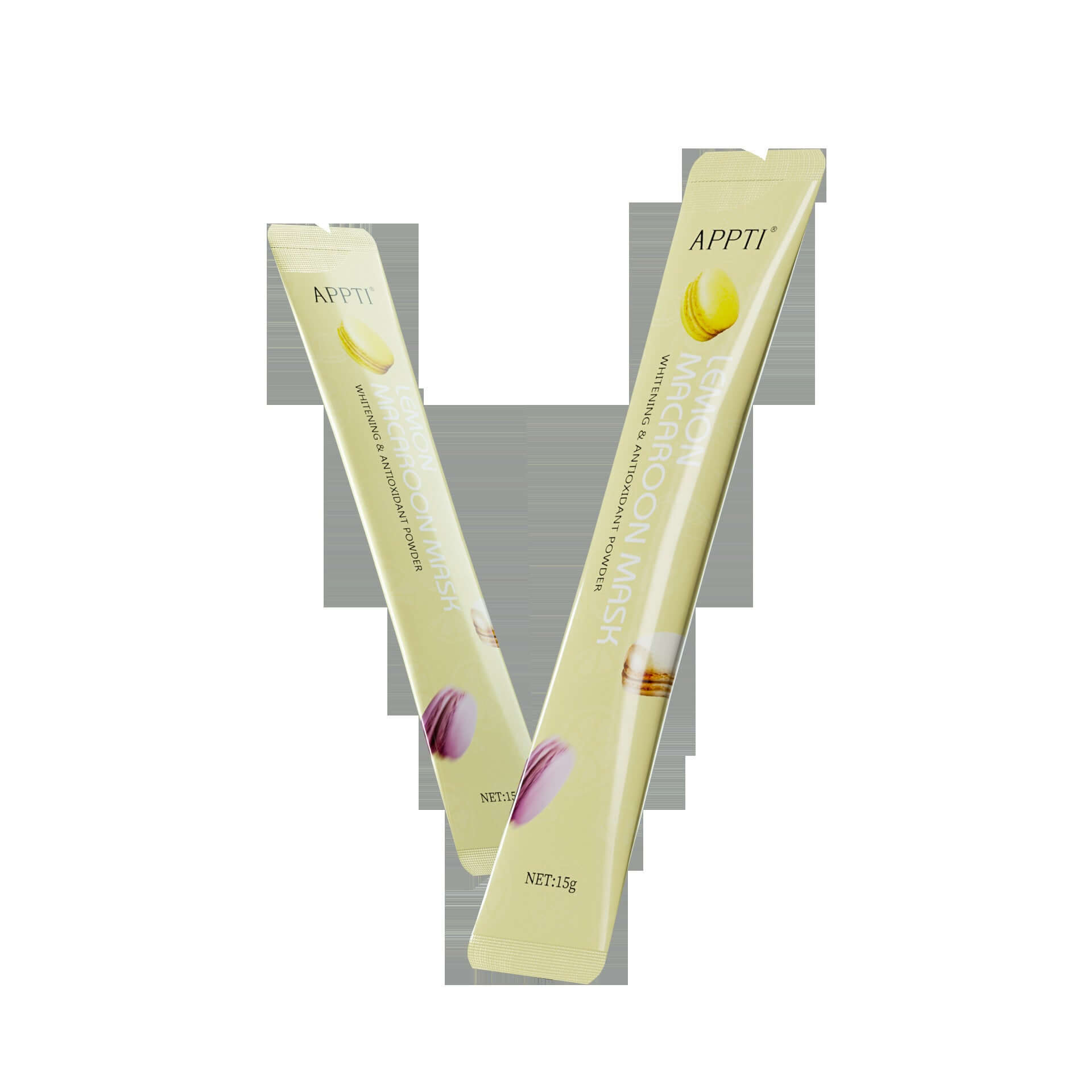 Facial mask powder peel-off spa kit with vitamin C and lemon extract for moisturizing and brightening skin tone.