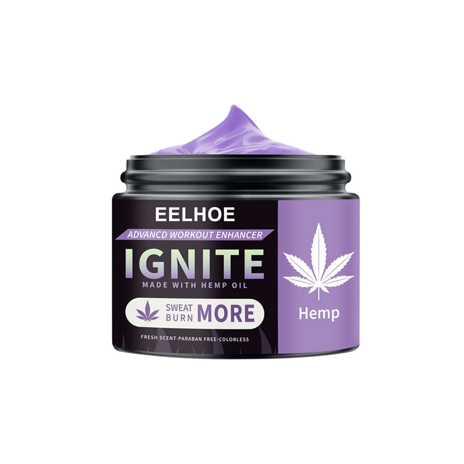 EELHOE Ignite Abdominal Strength Cream with Hemp Oil, advanced workout enhancer for improved muscle performance.