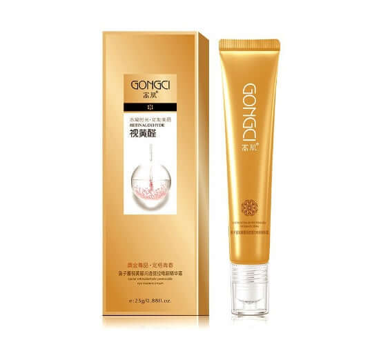 GONGGI Retinol Caviar Eye Essence 25g for women; controls oil, moisturizes, and shrinks pores.