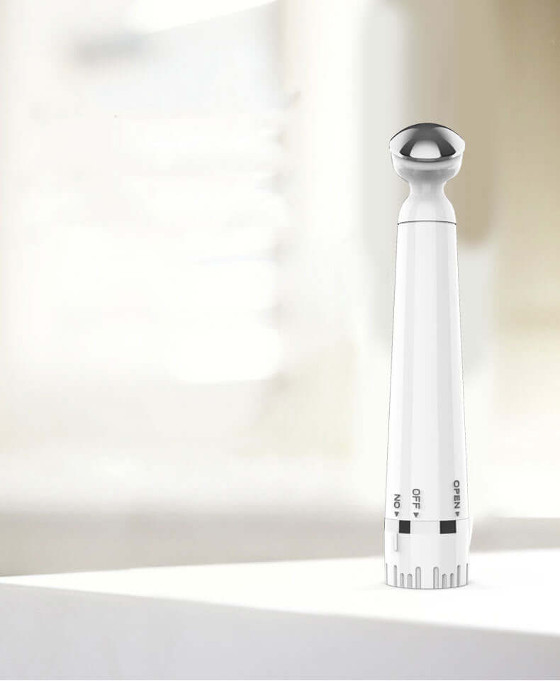 Tightening beauty instrument for wrinkle removal and skin rejuvenation, portable USB charging with three light modes.