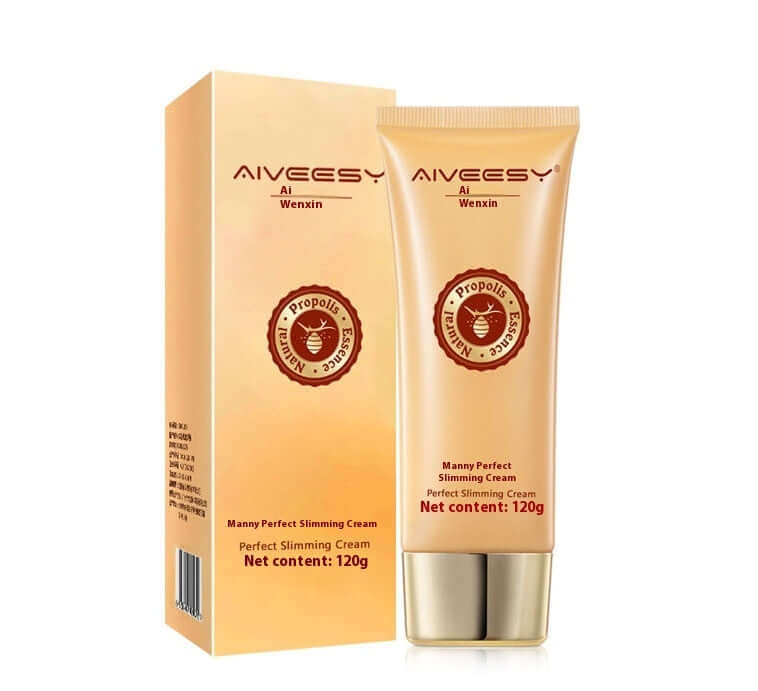Aiveesy Perfect Slimming Cream package with 120g content, designed for body slimming and lifting.