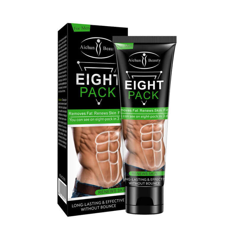 Aichun Beauty Eight Pack cream for men, designed to remove fat and renew skin, effective with long-lasting results.