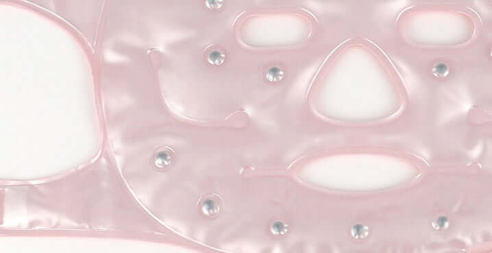 Beauty moisturizing whitening face mask with tourmaline and bio-ion light wave technology for deep skin penetration.