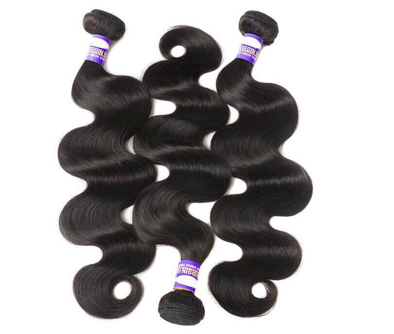 Body wave Brazilian hair curtain, real human hair, natural color, 8-30 inches, perfect for dyeing and styling.