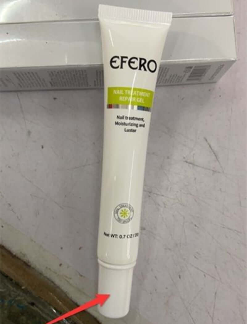 Efero Nail Treatment Repair Gel tube for moisturizing and repairing nails, effective against fungal infections.