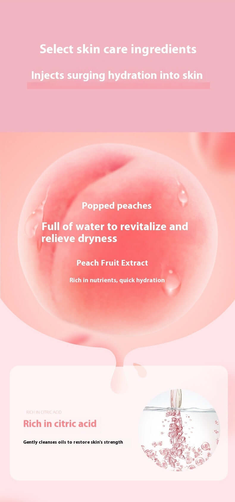 Peach cream body scrub image highlighting hydrating ingredients and benefits for revitalizing skin.